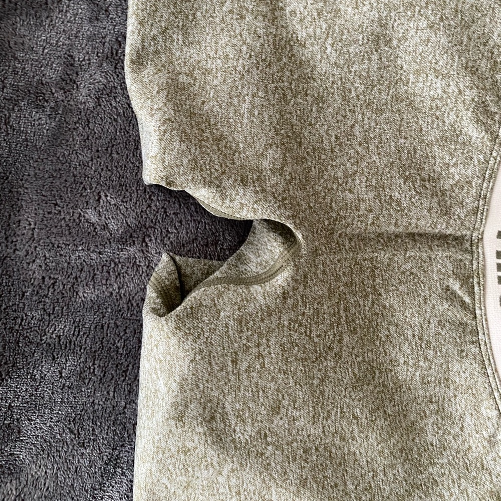 GYMSHARK | Flex Mid-Rise Leggings - Khaki - Picture 5 of 6